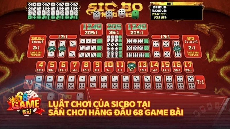Luật chơi của Sicbo tại sân chơi hàng đầu 68 Game Bài